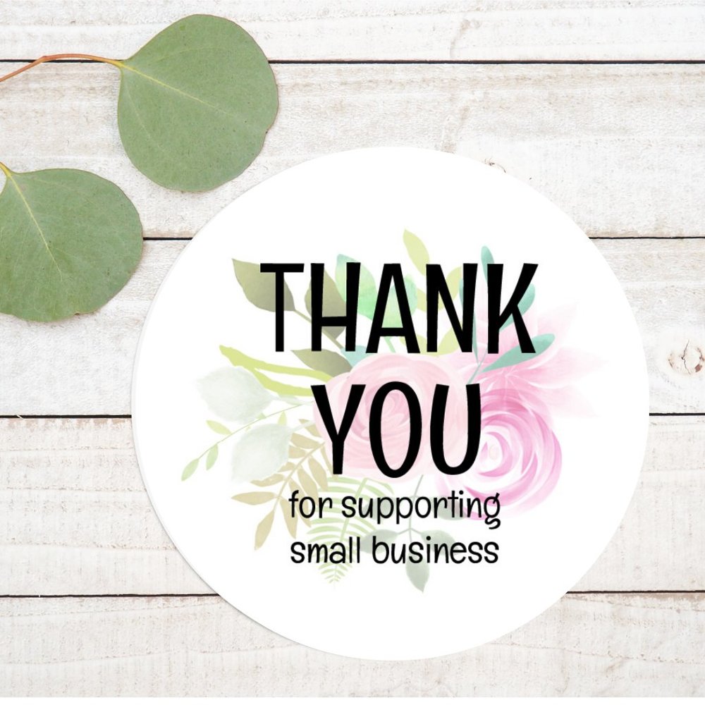 Thank You 2" Round Labels 200 count